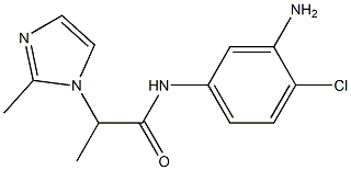 N-(3-amino-4-chlorophenyl)-2-(2-methyl-1H-imidazol-1-yl)propanamide Structure
