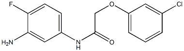 N-(3-amino-4-fluorophenyl)-2-(3-chlorophenoxy)acetamide
