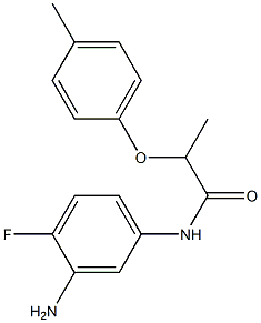 N-(3-amino-4-fluorophenyl)-2-(4-methylphenoxy)propanamide