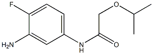 N-(3-amino-4-fluorophenyl)-2-(propan-2-yloxy)acetamide