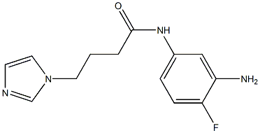 N-(3-amino-4-fluorophenyl)-4-(1H-imidazol-1-yl)butanamide