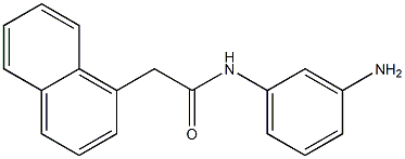N-(3-aminophenyl)-2-(naphthalen-1-yl)acetamide Structure