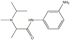 N-(3-aminophenyl)-2-[isopropyl(methyl)amino]propanamide Structure