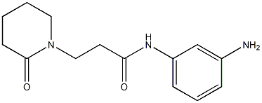 N-(3-aminophenyl)-3-(2-oxopiperidin-1-yl)propanamide Structure