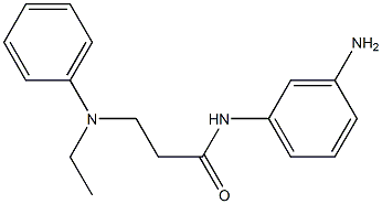 N-(3-aminophenyl)-3-[ethyl(phenyl)amino]propanamide
