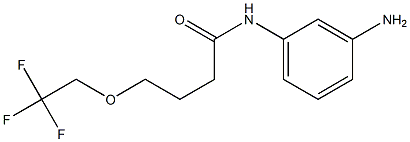 N-(3-aminophenyl)-4-(2,2,2-trifluoroethoxy)butanamide 结构式