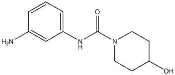 N-(3-aminophenyl)-4-hydroxypiperidine-1-carboxamide Struktur