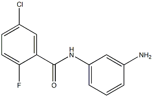 N-(3-aminophenyl)-5-chloro-2-fluorobenzamide Structure