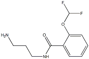 N-(3-aminopropyl)-2-(difluoromethoxy)benzamide