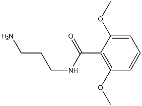 N-(3-aminopropyl)-2,6-dimethoxybenzamide Structure