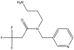 N-(3-aminopropyl)-3,3,3-trifluoro-N-(pyridin-3-ylmethyl)propanamide