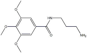 N-(3-aminopropyl)-3,4,5-trimethoxybenzamide Structure