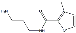 N-(3-aminopropyl)-3-methyl-2-furamide Struktur