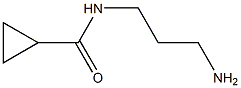 N-(3-aminopropyl)cyclopropanecarboxamide Structure