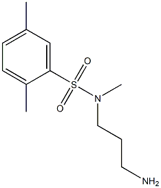 N-(3-aminopropyl)-N,2,5-trimethylbenzene-1-sulfonamide Structure