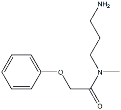 N-(3-aminopropyl)-N-methyl-2-phenoxyacetamide Structure