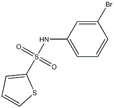 N-(3-bromophenyl)thiophene-2-sulfonamide Struktur