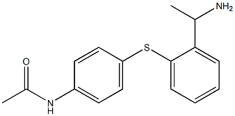 N-(4-{[2-(1-aminoethyl)phenyl]sulfanyl}phenyl)acetamide
