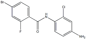 N-(4-amino-2-chlorophenyl)-4-bromo-2-fluorobenzamide Struktur