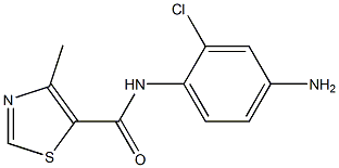 N-(4-amino-2-chlorophenyl)-4-methyl-1,3-thiazole-5-carboxamide