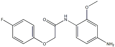 N-(4-amino-2-methoxyphenyl)-2-(4-fluorophenoxy)acetamide Structure