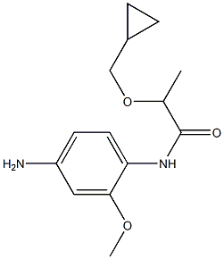 N-(4-amino-2-methoxyphenyl)-2-(cyclopropylmethoxy)propanamide
