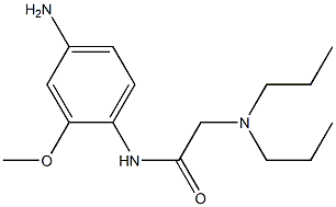 N-(4-amino-2-methoxyphenyl)-2-(dipropylamino)acetamide Structure