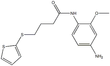 N-(4-amino-2-methoxyphenyl)-4-(thiophen-2-ylsulfanyl)butanamide