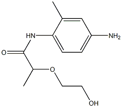 N-(4-amino-2-methylphenyl)-2-(2-hydroxyethoxy)propanamide