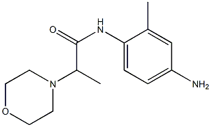 N-(4-amino-2-methylphenyl)-2-morpholin-4-ylpropanamide