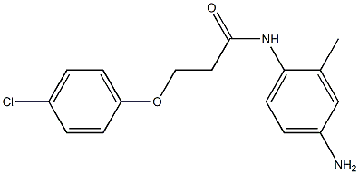 N-(4-amino-2-methylphenyl)-3-(4-chlorophenoxy)propanamide|