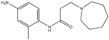 N-(4-amino-2-methylphenyl)-3-azepan-1-ylpropanamide Struktur