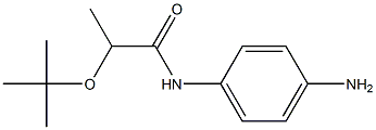 N-(4-aminophenyl)-2-(tert-butoxy)propanamide Struktur