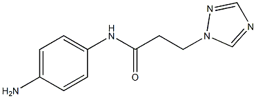  N-(4-aminophenyl)-3-(1H-1,2,4-triazol-1-yl)propanamide