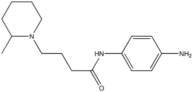 N-(4-aminophenyl)-4-(2-methylpiperidin-1-yl)butanamide Structure