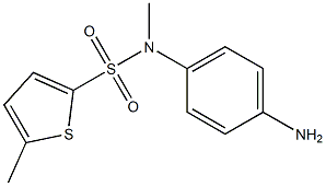 N-(4-aminophenyl)-N,5-dimethylthiophene-2-sulfonamide Structure