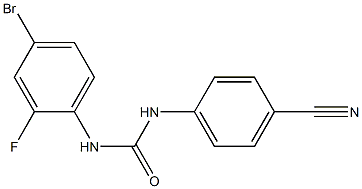 N-(4-bromo-2-fluorophenyl)-N'-(4-cyanophenyl)urea