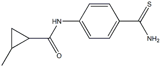 N-[4-(aminocarbonothioyl)phenyl]-2-methylcyclopropanecarboxamide