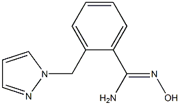 N'-hydroxy-2-(1H-pyrazol-1-ylmethyl)benzenecarboximidamide Structure