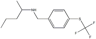 pentan-2-yl({4-[(trifluoromethyl)sulfanyl]phenyl}methyl)amine