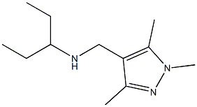 pentan-3-yl[(1,3,5-trimethyl-1H-pyrazol-4-yl)methyl]amine|