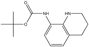 tert-butyl 1,2,3,4-tetrahydroquinolin-8-ylcarbamate Struktur