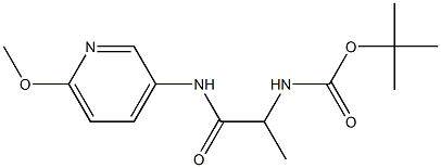 tert-butyl 2-[(6-methoxypyridin-3-yl)amino]-1-methyl-2-oxoethylcarbamate
