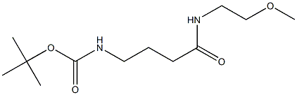tert-butyl 4-[(2-methoxyethyl)amino]-4-oxobutylcarbamate