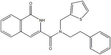 3-Isoquinolinecarboxamide,  1,2-dihydro-1-oxo-N-(2-phenylethyl)-N-(2-thienylmethyl)-