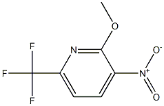 2-Methoxy-3-nitro-6-(trifluoromethyl)pyridine Structure