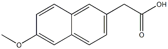 (6-Methoxy-naphthalen-2-yl)-acetic acid Structure