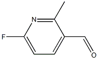 6-Fluoro-3-formyl-2-methylpyridine Structure