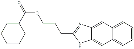 3-(1H-naphtho[2,3-d]imidazol-2-yl)propyl cyclohexanecarboxylate