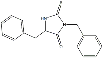 3,5-dibenzyl-2-thioxo-4-imidazolidinone Structure